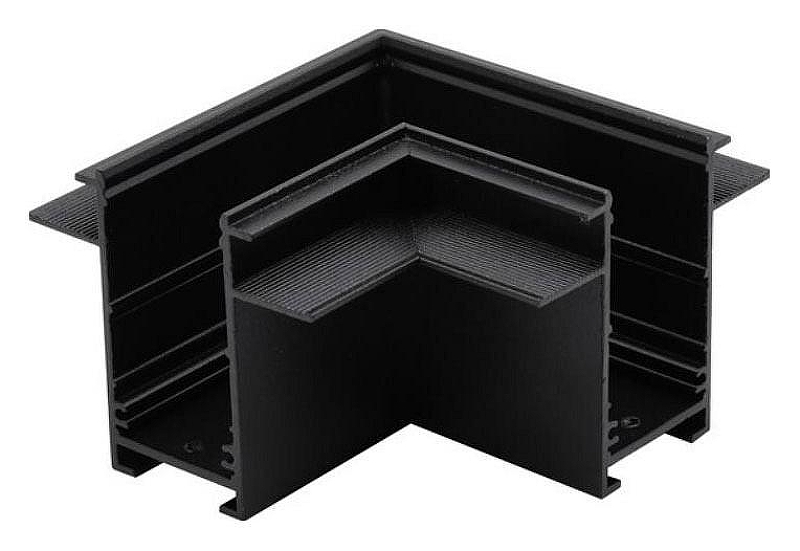 Соединитель угловой L-образный для треков встраиваемых Aployt Magnetic track 220 APL.0285.00.01 цвет арматуры Черный