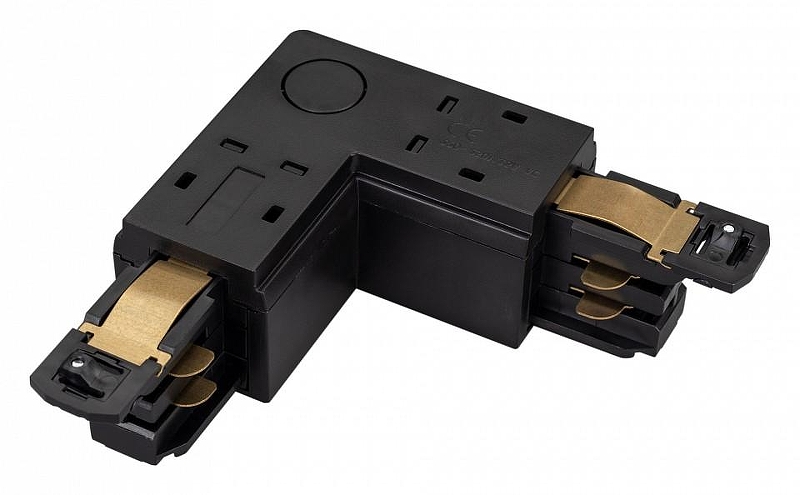 Соединитель угловой L-образный для треков встраиваемых Arlight LGD-4TR 29301 цвет арматуры Черный