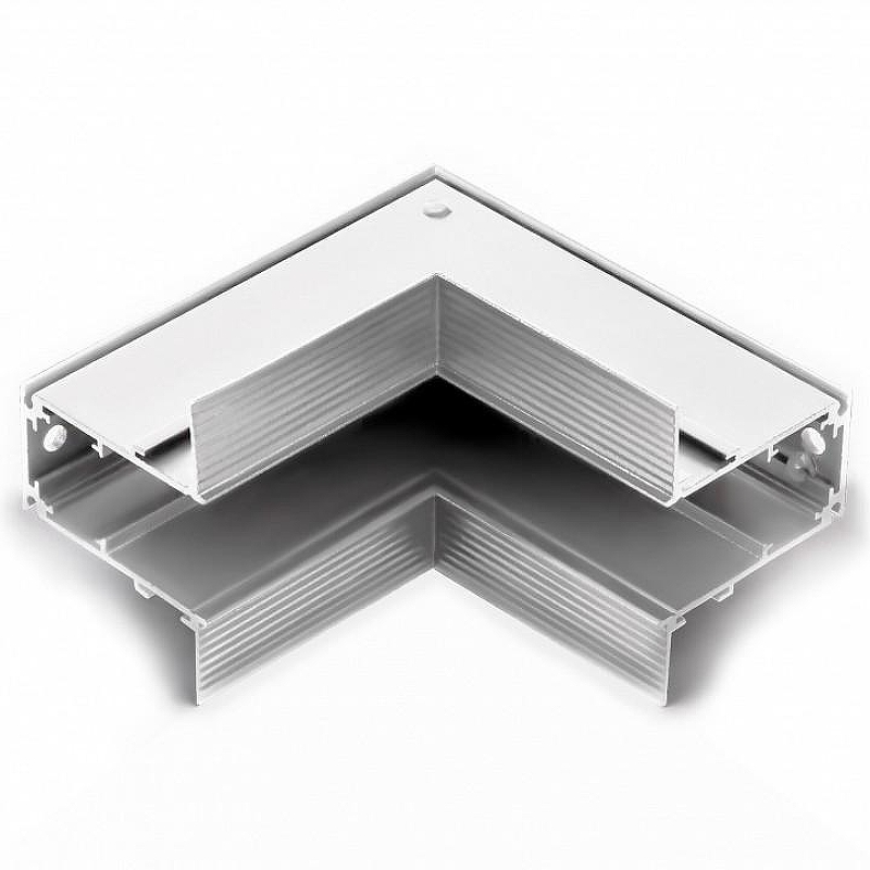 Соединитель угловой L-образный для треков встраиваемых Elektrostandard Slim Magnetic a061240 цвет арматуры Белый