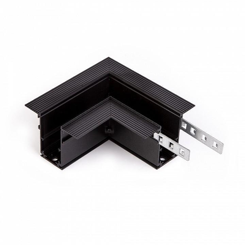 Соединитель угловой L-образный для треков встраиваемых Elektrostandard Sl1m Magnet1c a062192 цвет арматуры Черный
