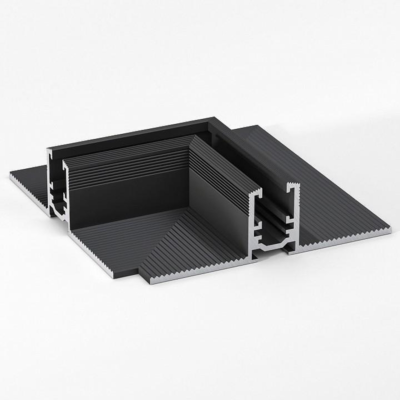 Соединитель угловой L-образный для треков встраиваемых Elektrostandard Mini Magnetic a065637 цвет арматуры Черный