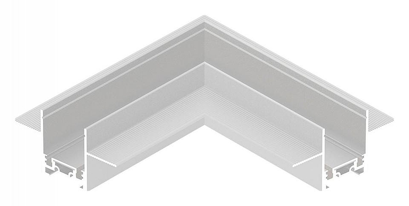Соединитель угловой L-образный для треков встраиваемых ST-Luce Skyflat ST069.509.10 цвет арматуры Белый