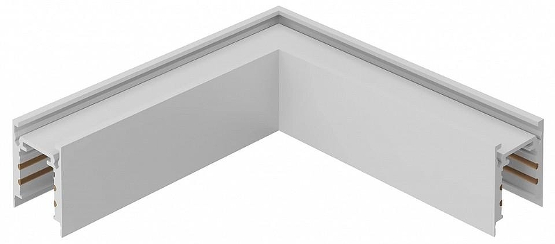 Соединитель угловой L-образный для треков встраиваемых ST-Luce SKYLINE 48 ST1007.549.12 цвет арматуры Белый