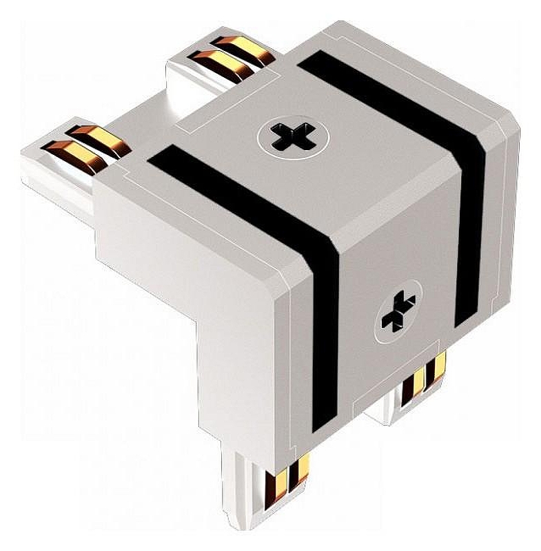 Соединитель угловой внешний для треков накладных iLedex Technical VISION48/25 POWER CONNECT 4825-Г-TYPE-WH цвет Белый