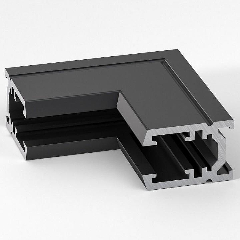 Соединитель угловой внутренний для треков накладных Elektrostandard Mini Magnetic a065640 цвет арматуры Черный