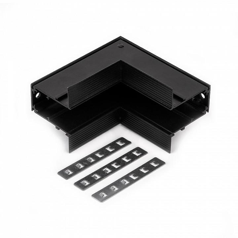 Соединитель угловой внутренний для треков встраиваемых Elektrostandard Sl1m Magnet1c a062188 цвет арматуры Черный