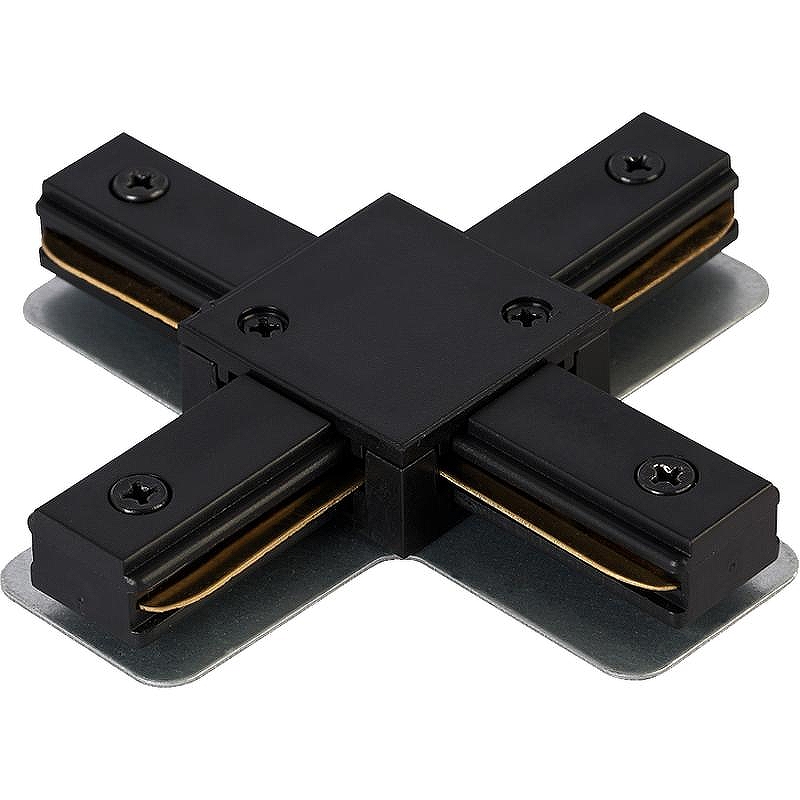 Соединитель X-образный Crystal Lux CLT 0.211 09 BL цвет арматуры Черный