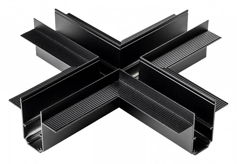 Соединитель X-образный для треков Lightstar Uno 509287 цвет арматуры Черный
