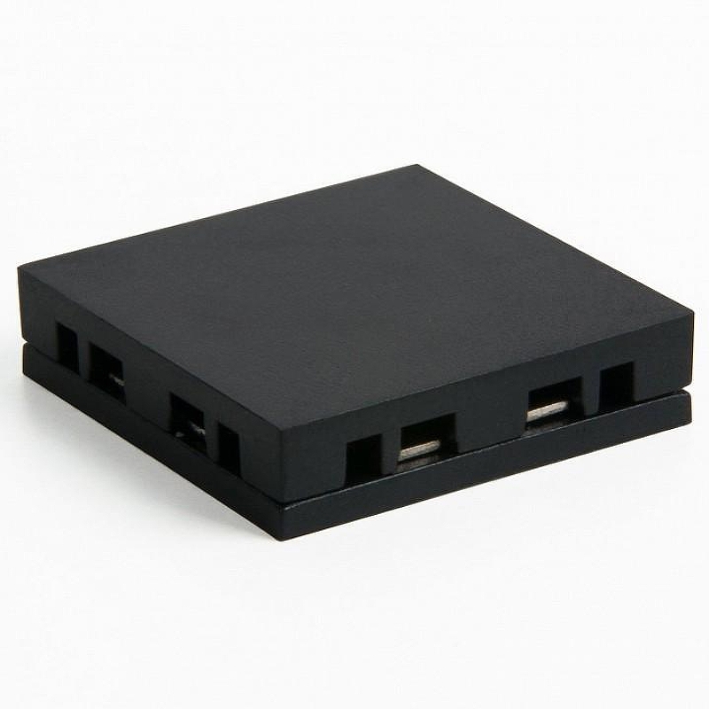 Соединитель X-образный для треков накладных Elektrostandard Flat Magnetic a063738 цвет арматуры Черный