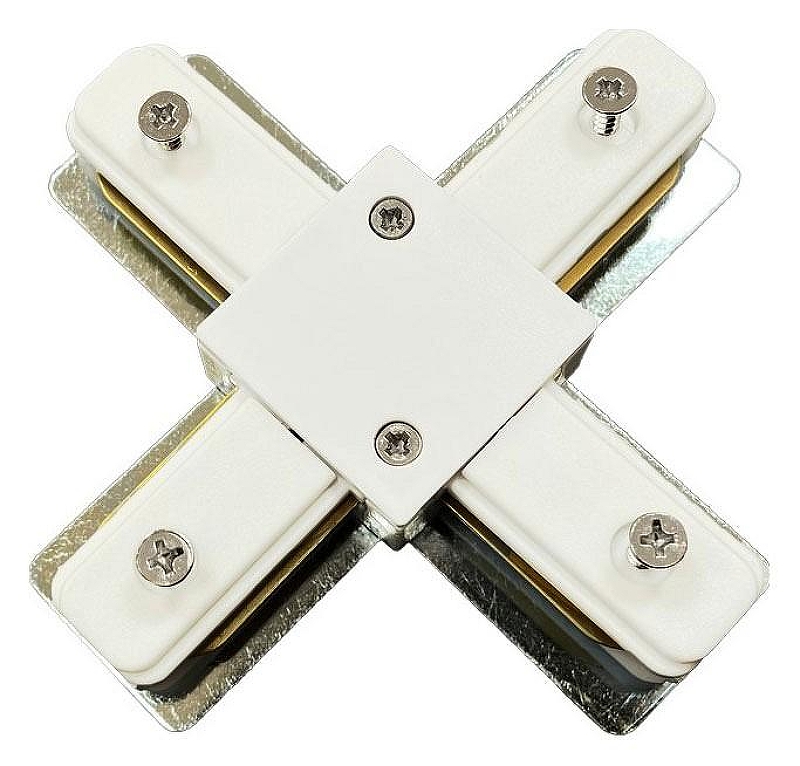 Соединитель X-образный для треков Wertmark WTE WTE.L5.00.X10 цвет арматуры Белый