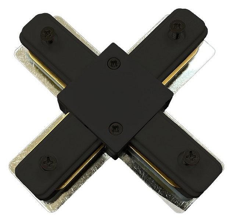 Соединитель X-образный для треков Wertmark WTE WTE.L5.60.X10 цвет арматуры Черный