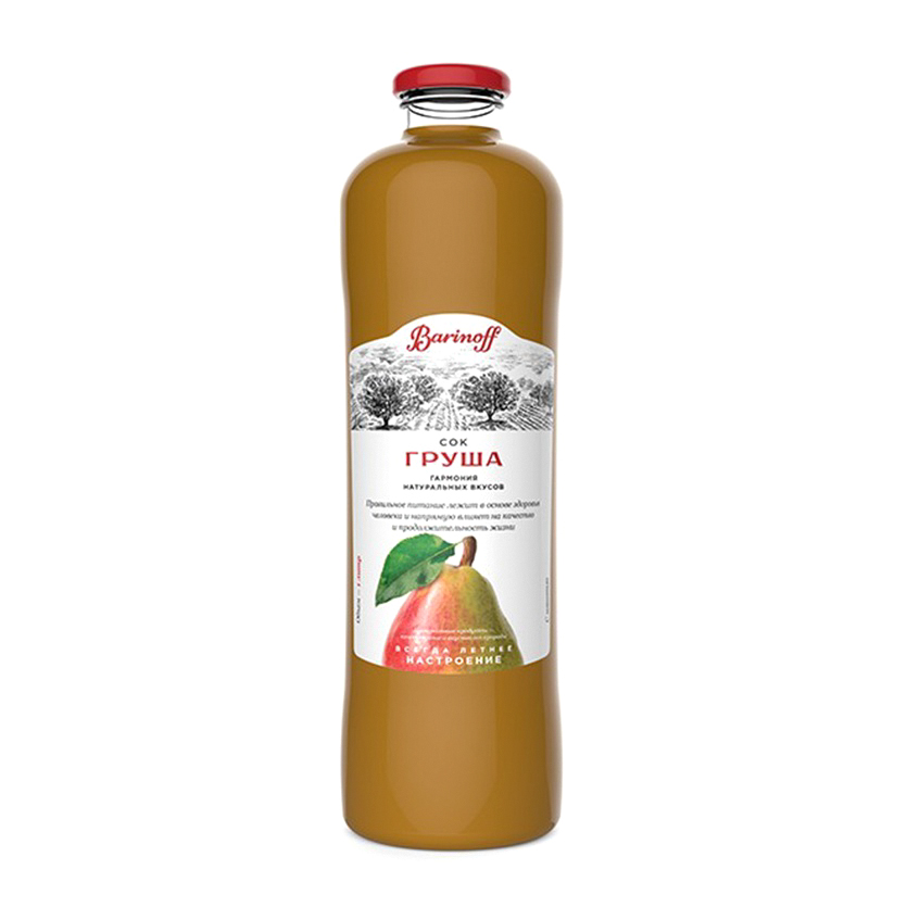 Сок грушевый Barinoff с мякотью 1 л