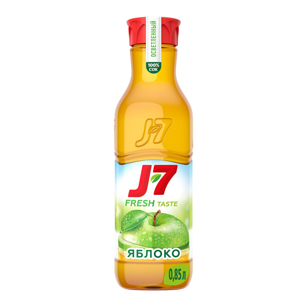 Сок J7 Яблоко охлажденный 0,85л