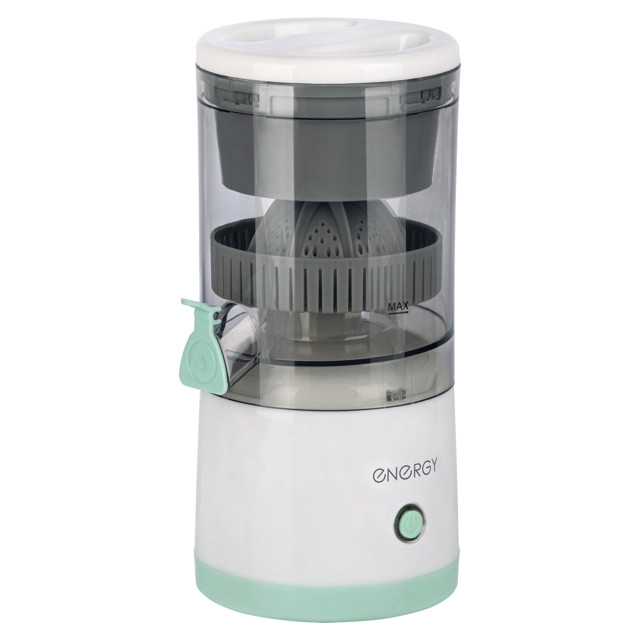 соковыжималка для цитрусовых ENERGY EN-227USB1 40Вт аккум. белый/бирюзовый