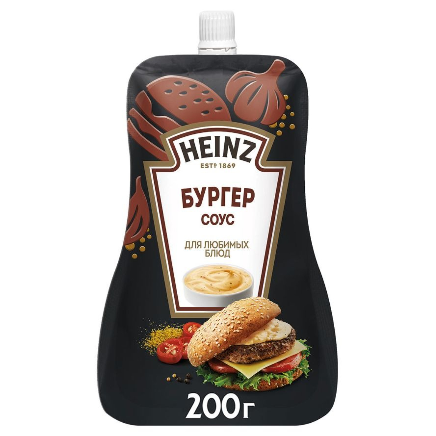 Соус Heinz бургер дой-пак, 200 г
