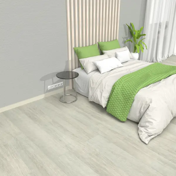 SPC плитка «Дуб Портленд» 33 класс толщина 4 мм 2.574 м²