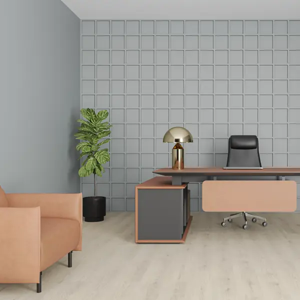 SPC плитка Grigio Fiori класс 34 толщина 4 мм 3.069 м²