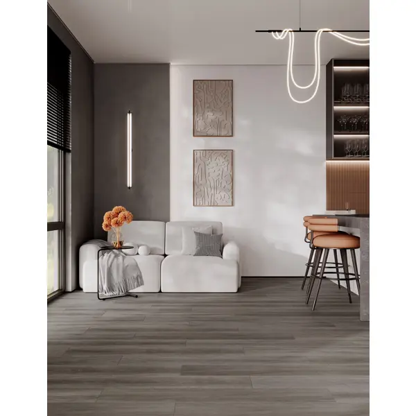 SPC плитка Lamdeck Дуб Камчатский класс 34 толщина 4 мм 2.54 м² 4 фаски