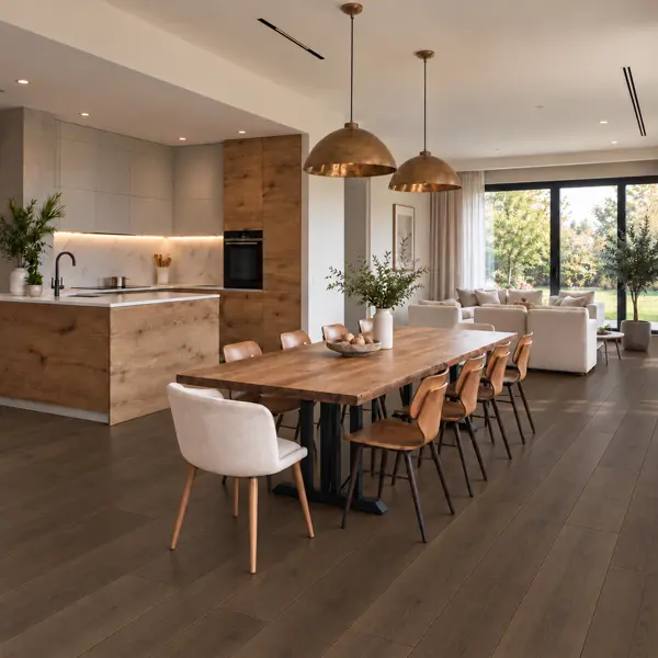 SPC плитка Natisston Дуб Бонго класс 43 толщина 5.1 мм 1.563 м² 4 фаски