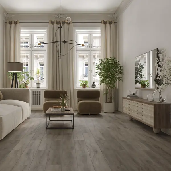 SPC плитка Natisston Дуб Ферро класс 43 толщина 4 мм 2.232