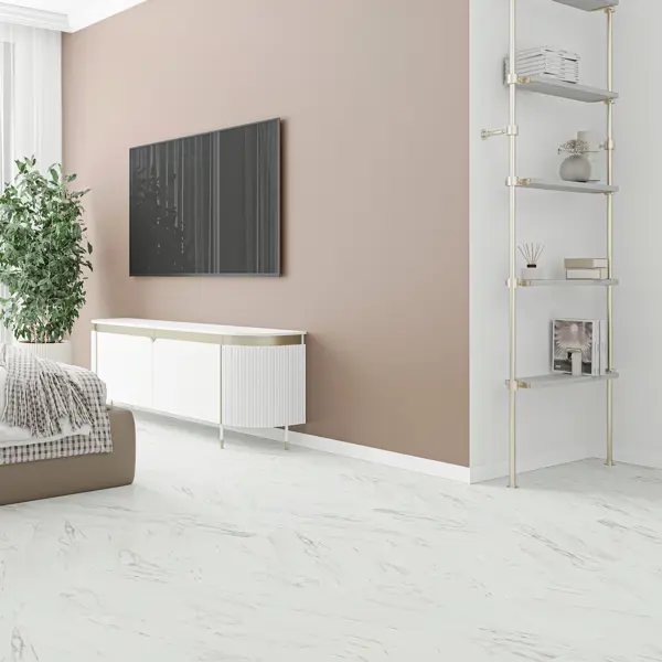 SPC плитка Unolaperla с подложкой класс 43 толщина 5 мм 2.605 м²