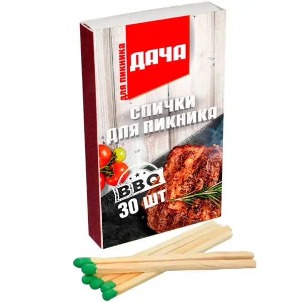 Спички Дача для пикника 30 шт.