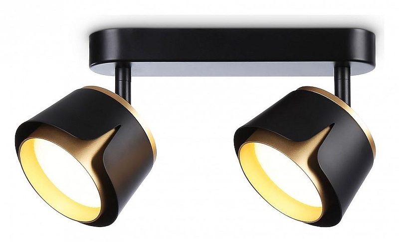 Спот Ambrella Light TN TN71231 цвет плафона/подвески Черный, Золото, цвет арматуры Черный
