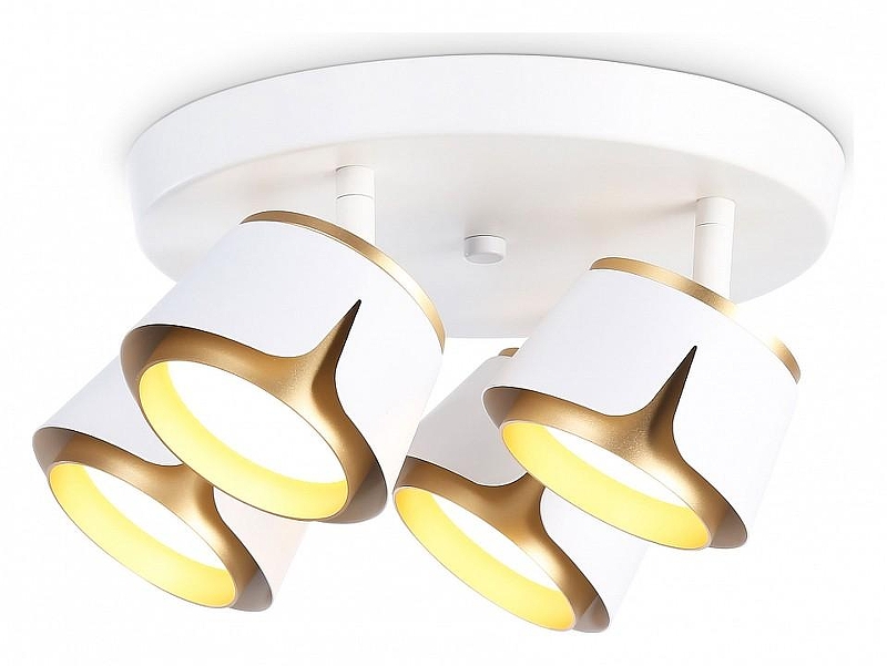 Спот Ambrella Light TN TN71241 цвет плафона/подвески Белый, Золото, цвет арматуры Белый