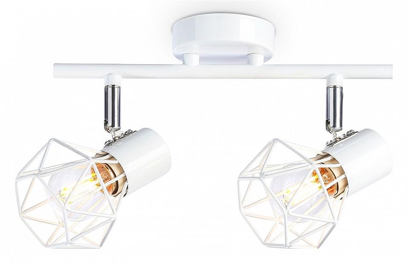 Спот Ambrella Light TR TR8628 цвет плафона/подвески Белый, цвет арматуры Белый, Хром