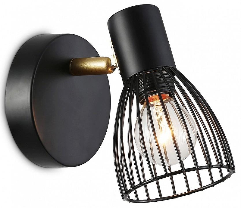 Спот Ambrella Light TR TR8659 цвет плафона/подвески Черный, цвет арматуры Золото, Черный