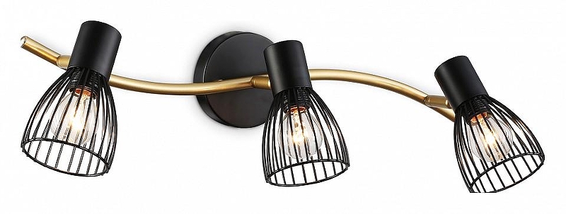 Спот Ambrella Light TR TR8661 цвет плафона/подвески Черный, цвет арматуры Золото, Черный