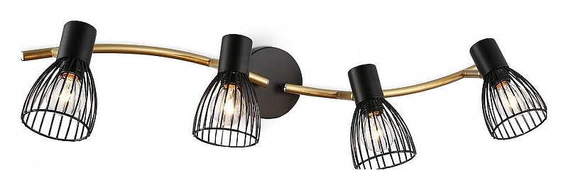 Спот Ambrella Light TR TR8662 цвет плафона/подвески Черный, цвет арматуры Золото, Черный