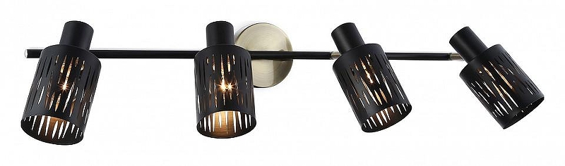 Спот Ambrella Light TR TR8670 цвет плафона/подвески Черный, цвет арматуры Бронза, Черный