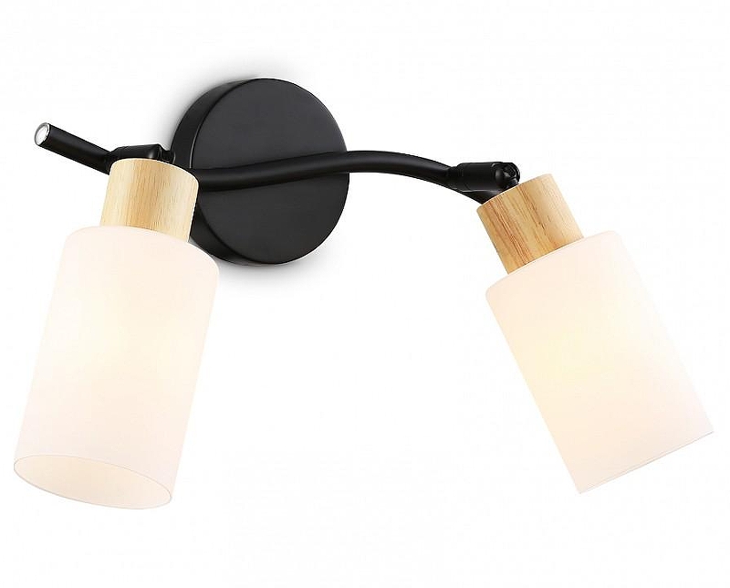 Спот Ambrella Light TR TR8721 цвет плафона/подвески Белый, цвет арматуры Коричневый, Черный