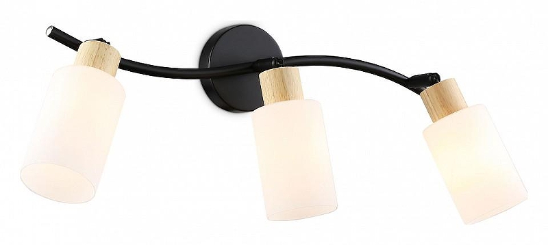 Спот Ambrella Light TR TR8722 цвет плафона/подвески Белый, цвет арматуры Коричневый, Черный