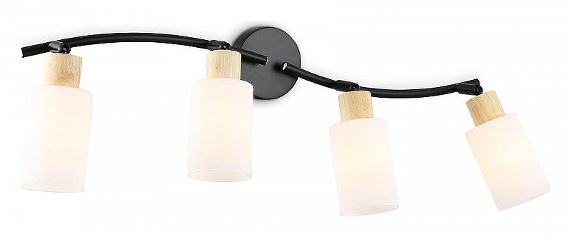 Спот Ambrella Light TR TR8723 цвет плафона/подвески Белый, цвет арматуры Коричневый, Черный