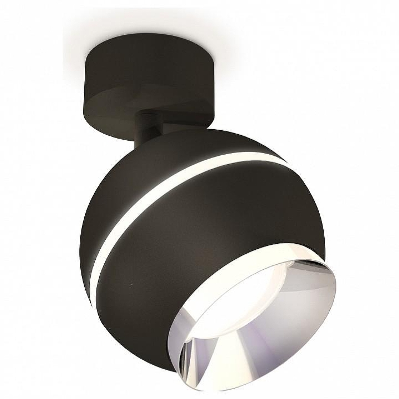 Спот Ambrella Light XM XM1102002 цвет плафона/подвески Черный, Серебро, цвет арматуры Черный