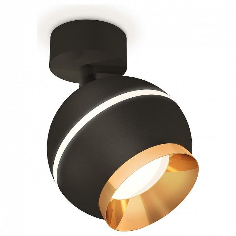 Спот Ambrella Light XM XM1102004 цвет плафона/подвески Черный, Золото, цвет арматуры Черный