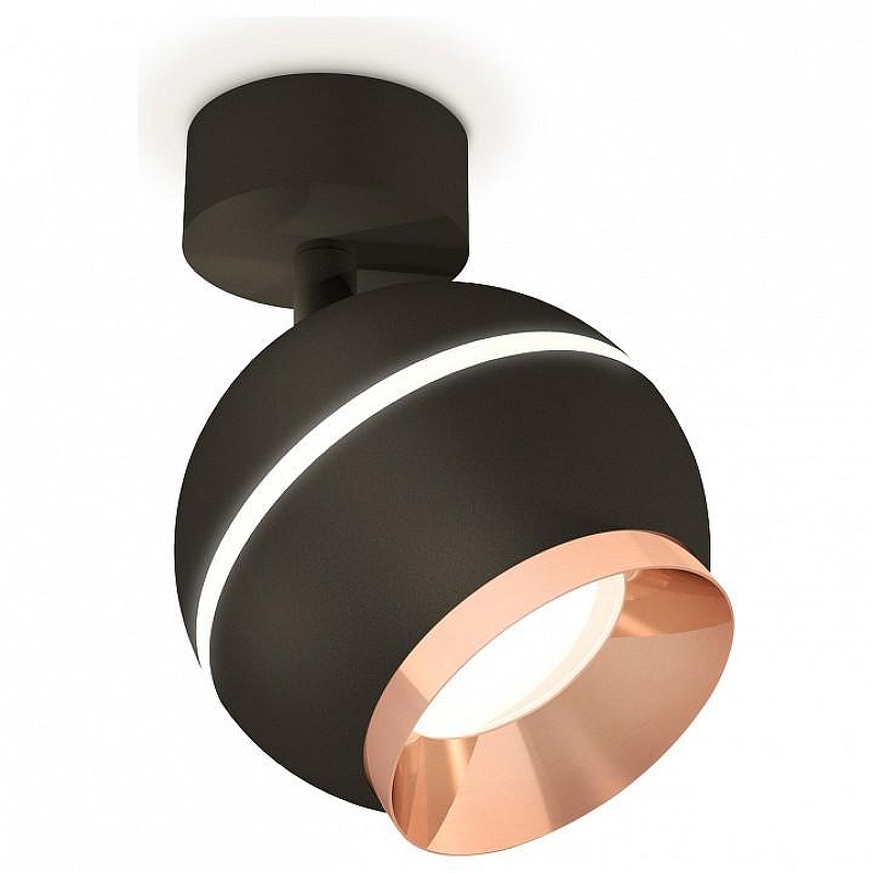 Спот Ambrella Light XM XM1102005 цвет плафона/подвески Черный, Бронза, цвет арматуры Черный