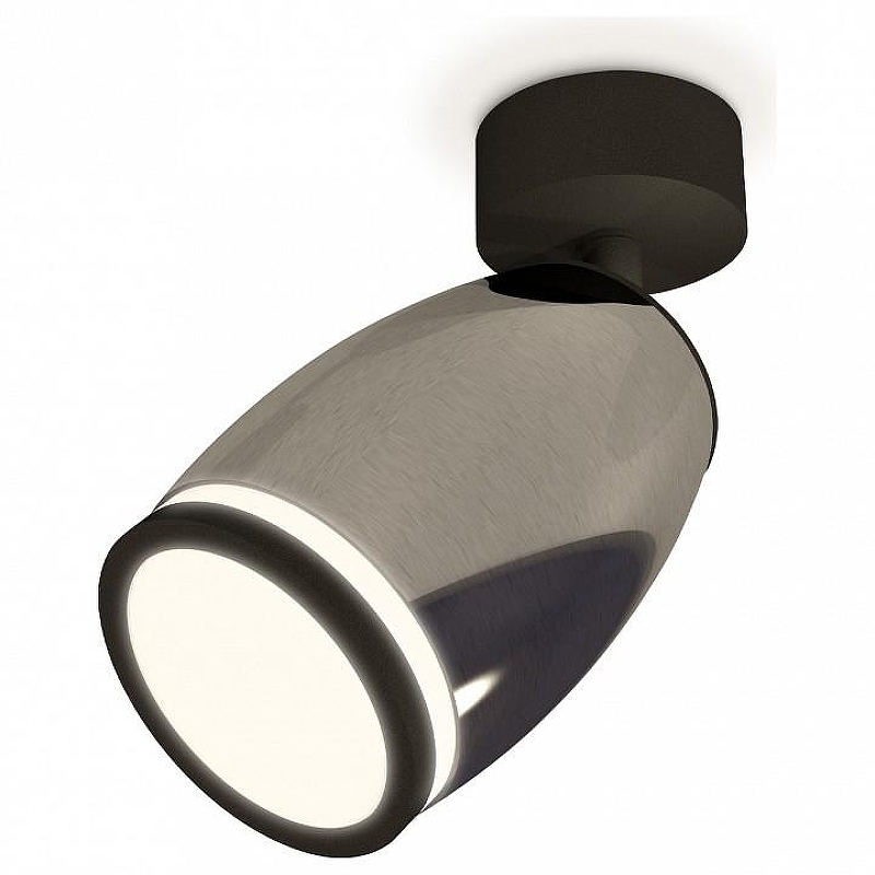 Спот Ambrella Light XM XM1123004 цвет плафона/подвески Серый, цвет арматуры Черный