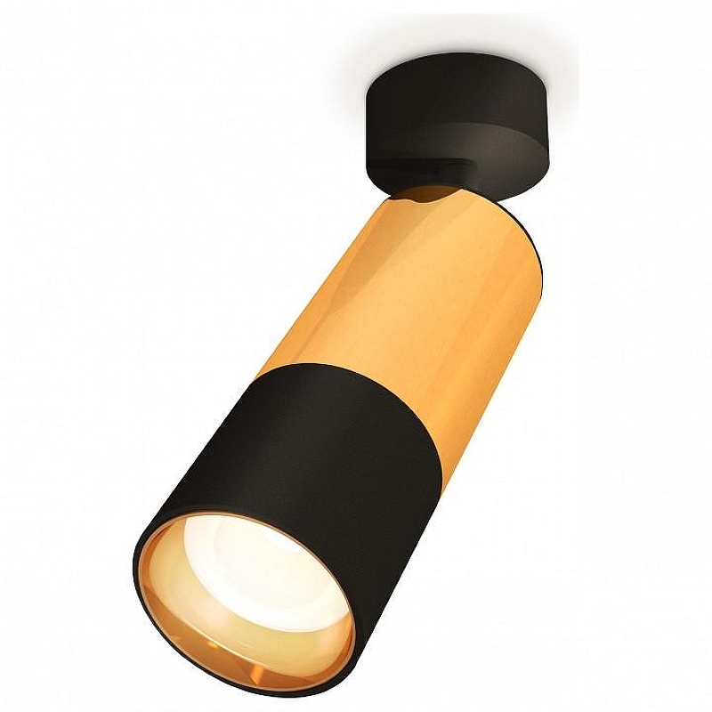 Спот Ambrella Light XM XM6302010 цвет плафона/подвески Черный, Золото, цвет арматуры Черный