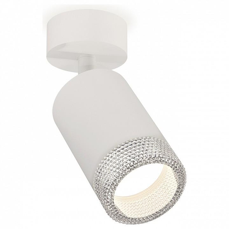 Спот Ambrella Light XM XM6312001 цвет плафона/подвески Белый, Прозрачный, цвет арматуры Белый