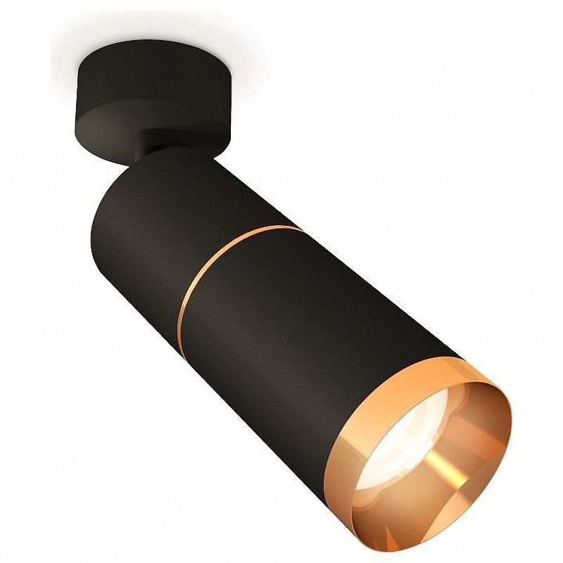Спот Ambrella Light XM XM6313012 цвет плафона/подвески Черный, Золото, цвет арматуры Черный