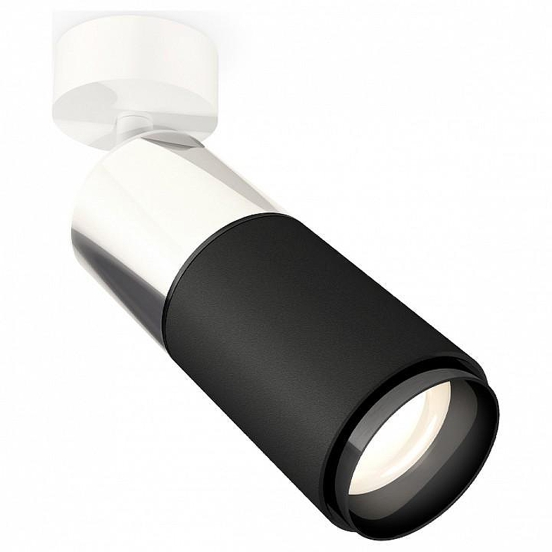 Спот Ambrella Light XM XM6313017 цвет плафона/подвески Серебро, Черный, цвет арматуры Белый