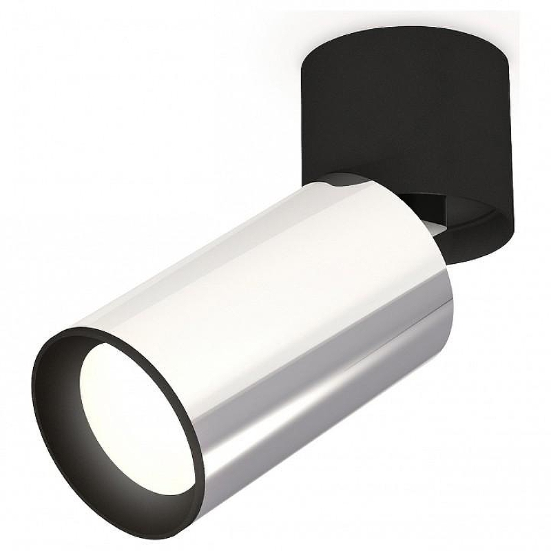 Спот Ambrella Light XM XM6325040 цвет плафона/подвески Серебро, Черный, цвет арматуры Черный