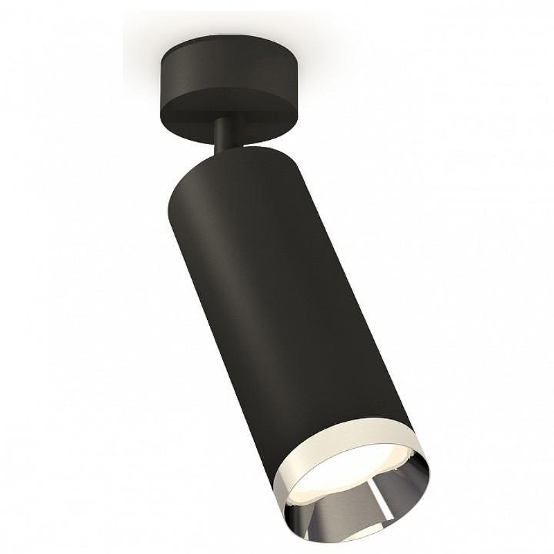 Спот Ambrella Light XM XM6343003 цвет плафона/подвески Серебро, Черный, цвет арматуры Черный