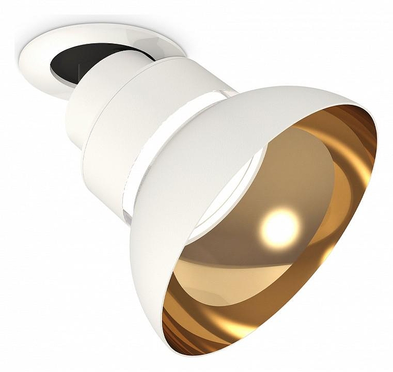 Спот Ambrella Light XM XM8101601 цвет плафона/подвески Белый, Золото, Прозрачный, цвет арматуры Белый