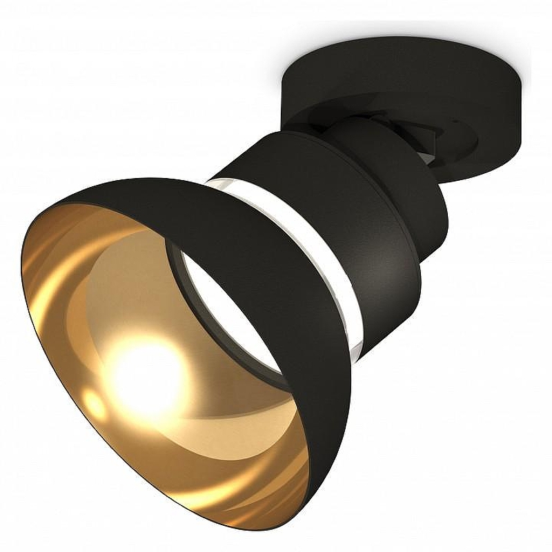 Спот Ambrella Light XM XM8102101 цвет плафона/подвески Золото, Черный, цвет арматуры Черный