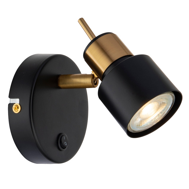 спот ARTE LAMP Альмах GU10 1х50Вт металл черный