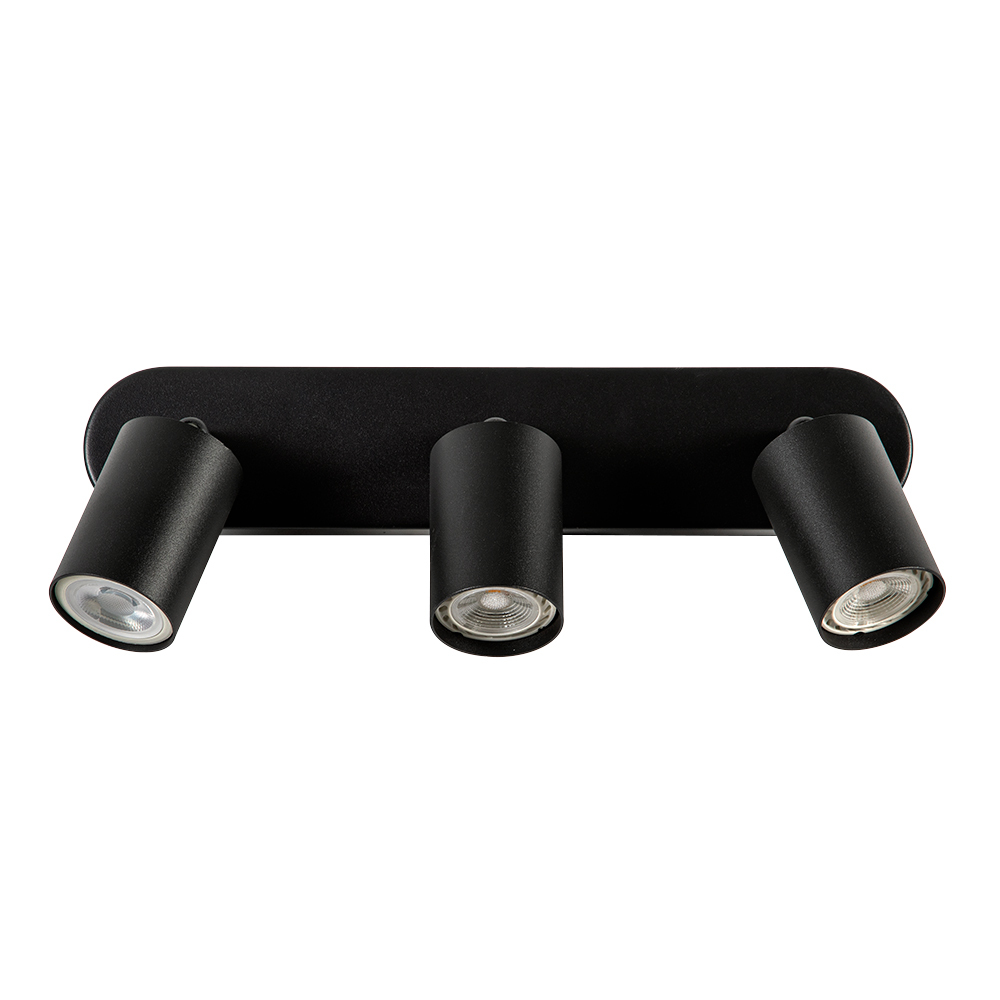 Спот Arte Lamp GU10 105 Вт 6 кв.м черный IP20 (A3226PL-3BK)